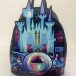 Lounge Fly Disney Cinderella Castle  Mini Backpack Navy Photo 0