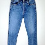 AGOLDE  Sz 27 Riley Crop High-Rise Jean in Emulsion Wash Photo 2