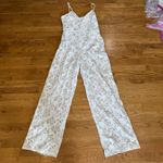 Francesca’s Bridal Alesha Allover Lace‎ Jumpsuit Large White Photo 1