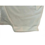 Tie Front Crop Blouse Collar Swim Cover Up Off White Small Photo 2