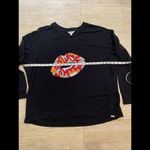 Orvis  Soft Fleece Sweatshirt Womens‎ 2XL W Red Lip sequins ironing decals Photo 3