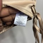 NWT A Peach Off Shoulder Gold Milkmaid Corset Crop Top Women's Size Large Photo 3