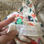 ZARA Cream Floral Pareo Linen Blend Midi Skirt Size Small Photo 6