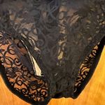 Bloomingdales  Lingerie Vintage Black Lace Bustier Bodysuit Strapless NWT Size 32 Photo 8
