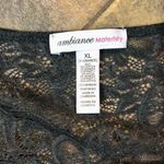 Ambiance Maternity Gray Long Sleeve Lace Sleeves Shoulders Back Size XL Gray Photo 8