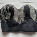 Rhinestone Corset Black Size XS Photo 0