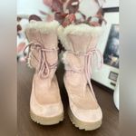 Vintage Report Caitlin Y2K Suede Winter Snow Platform Boots With Fur Size 7.5 Photo 1