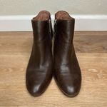 Louise et Cie Brown Leather Suede Lo-vasca Heeled Ankle Booties Photo 5