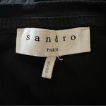 Sandro  Paris Black Graphic T Shirt Play With Your Heart Medium Photo 6