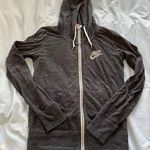 Nike  dark gray zip up hoodie Photo 0