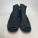 Paul Green  black‎ leather block heel sandals women’s size 39 business casual Photo 1