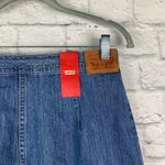 Levi's Levi’s Denim Slit Front Cargo Pockets A-Line Midi Skirt 28 NWT Photo 7