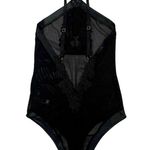 Adore Me NWOT  Motifa Lace Halter Bodysuit Photo 3