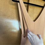 Free People  Sweet as Honey Ribbed Slip Maxi Tank Dress Size Medium Photo 2