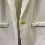 Eliza J  3 Quarter Ruched Sleeve One Button Faux Pocket Blazer Jacket Womens M Photo 14