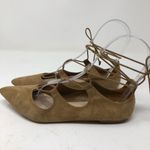 Loeffler Randall  covered toe suede gladiator flats Photo 3