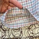 Vintage Mann Deadstock red blue plaid bell flare pants 28x34 Size XS Photo 5