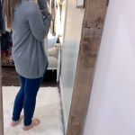 Ella Moss  grey knit cardigan size medium Photo 2