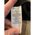 Vince Long Sleeve Square Neck Dress Black Small Cocktail Midi Photo 5