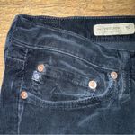 AG Adriano Goldschmied The Premier Skinny Straight Dark Gray Corduroy Jeans Photo 3