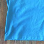 Chico's  Bight Aqua Blue Spandex Cap Sleeve Tee Size 2 (12) Photo 2