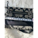 Coach  CROSSBODY PURSE ~ Signature Stripe black and tan Photo 7