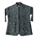 Anthropologie NWT Elevenses Black Motif Minka one button pockets Jacket medium Photo 14