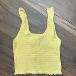Hollister Women’s Yellow Ribbed Crop Tank Top Size Small NWT Photo 14