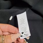 Likely  Fit & Flare White Collar Black Dress Photo 7