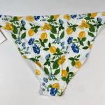 Old Navy Bikini Swim Bottoms Women XXL White Lemons Floral Beach Swimsuit Photo 5