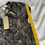 Michael Kors NET: Green and Black Safari Dress Photo 8
