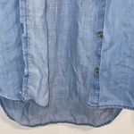 American Eagle PRE OWNED Blue Button Down Collared Top XS Photo 3