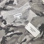Calvin Klein NWT Gray Camo Print Sweater Photo 6