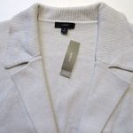 J.Crew NWT Collared Sweater-Jacket in Heather Dove Gray Oversized Cardigan S Photo 2