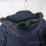 Bromley Sport down feather black coat parka jacket, women size L Size L Photo 12