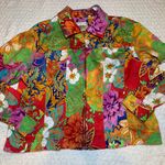 Coldwater Creek PXL  Floral Multicolored  Blazer  Like New Photo 0
