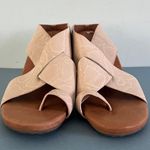 Gentle Souls by Kenneth Cole Inna Snake Print Nude Comfort Wedge Sandals Photo 1