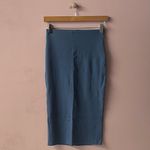 Forever 21  Dusty Blue Pencil Skirt Size Small EUC Photo 3