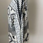 Aeropostale Black/Whtie Oversized Cardigan Size Extra Small Photo 4