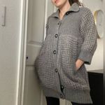 Stella McCartney  Chunky Alpaca Wool‎ Cardigan Sweater Dress Buttoned Sz 44 Grey Photo 1