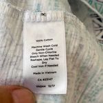 Talbots Sz XS Short Sleeve Blouse Pullover Blue Elephants Knot Tie Front Shirt Photo 4