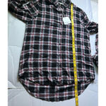 Beach Lunch Lounge Women’s Plaid Button Up Shirt size M Photo 5