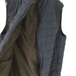 CHAPS navy puff vest zip up jacket women size medium Photo 4