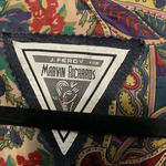 Marvin Richards Vintage VTG Women's Leather Jacket, Size L, Blue Photo 2