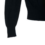 Women's Vintage Black Peter Pan Beaded Collar Long Sleeve Pull Over Blouse Size undefined Photo 5