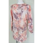 Lulus Hang Loose Multi Tie Dyed Mini Sweatshirt Dress Photo 4
