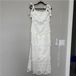 Petal and Pup laser cut floral scalloped maxi dress nwot size small Photo 3