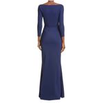 Chiara Boni Cody Ruffle 3/4 Sleeves Trumpet Gown Photo 9