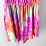 SheIn VCAY Vacation Tie-Dye Multicolor Summer Strapless Short Romper Large NWT Photo 7