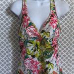 Athleta  racerback floral tankini tank top swim‎ Photo 0